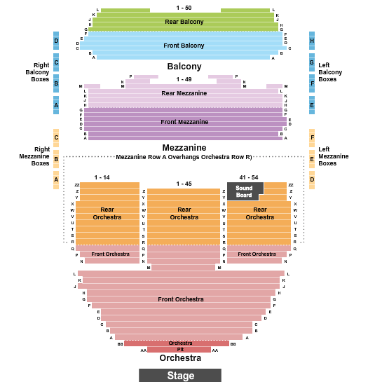 Ahmanson Theatre Ben Platt Seating Chart